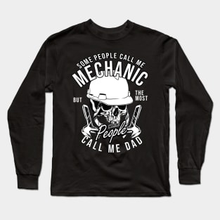 Mechanic Dad Long Sleeve T-Shirt